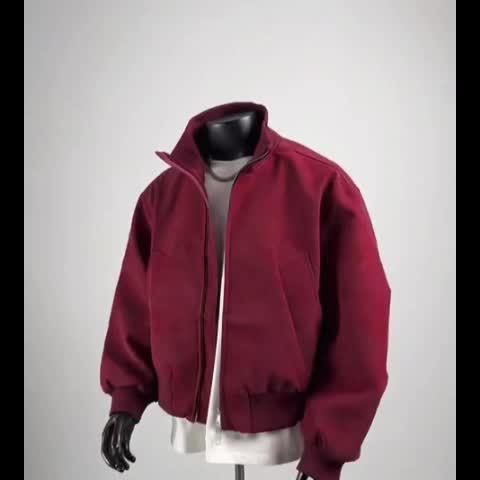 Herren Bomberjacke | Bequeme Passform mit Reissverschluss | Stehkragen Design | Streetwear Freizeitlook