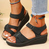 Bequeme Damen Plateau Sandalen