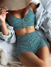 Bikini Damen Hochtailliert