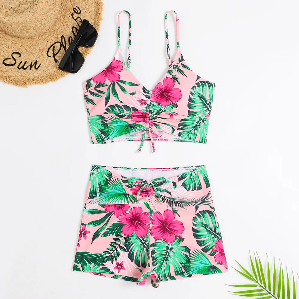 Bikini Damen Hochtailliert