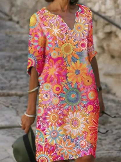 Blumenkleid für Damen – Sommerstil