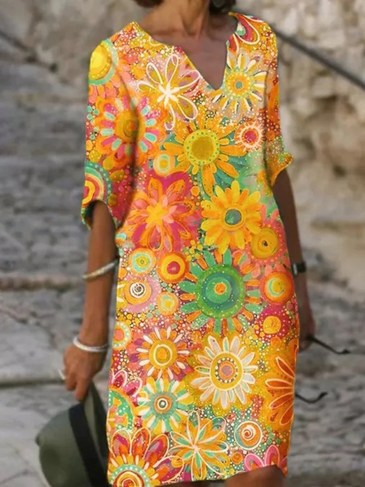 Blumenkleid für Damen – Sommerstil