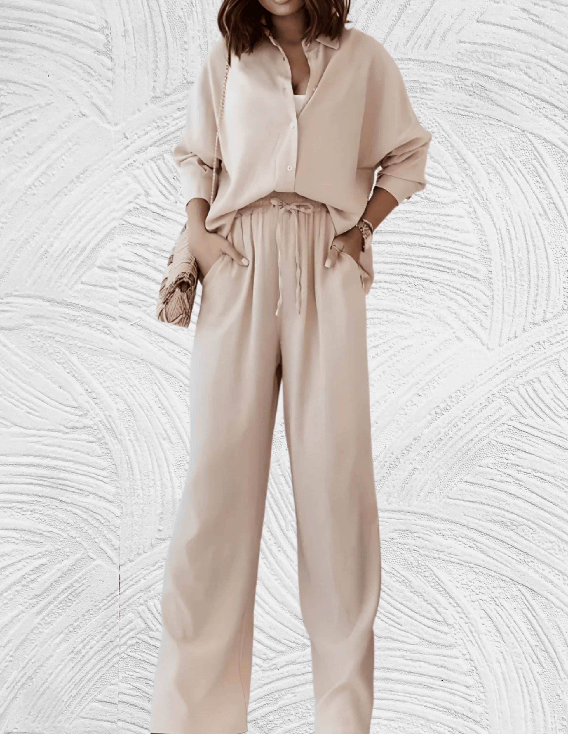 Blusen und Hosen Set für Damen