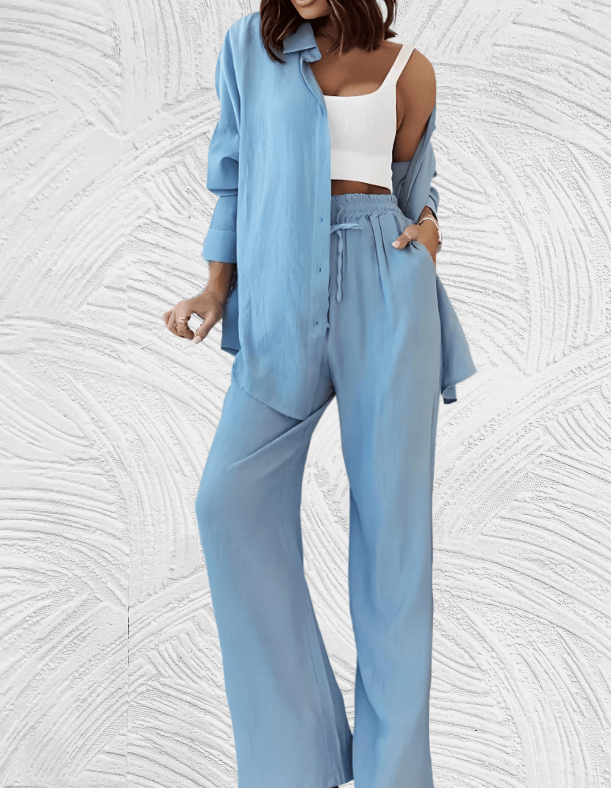 Blusen und Hosen Set für Damen