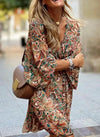 Bohemian Paisley Damenkleid