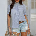 Button-up-Bluse für Damen mit maßgeschneiderter Passform