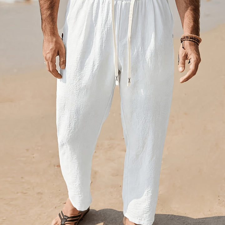 Herren Jogginghose | Relaxed Fit Hose | Kordelzug und Lockere Passform | Minimalistischer Freizeitstil