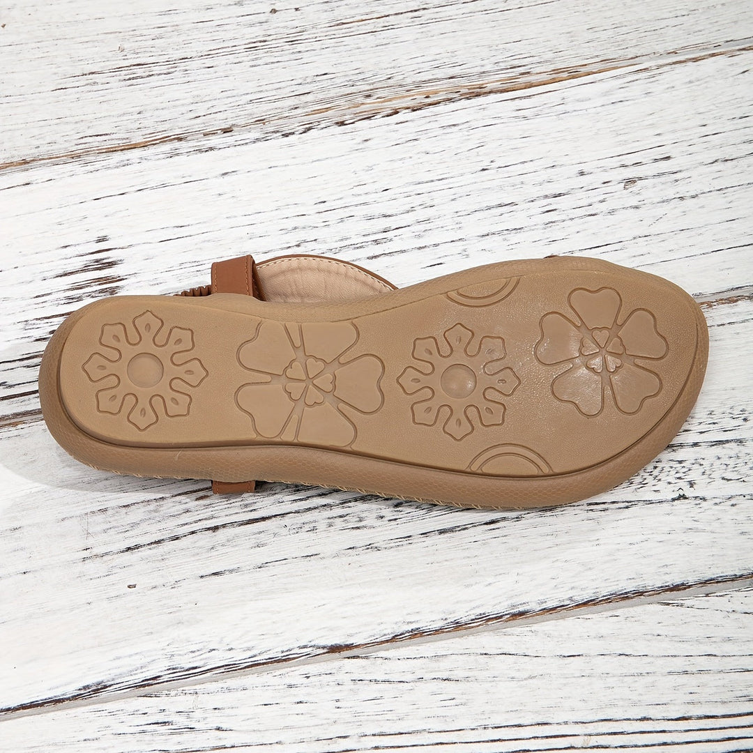 Damen Boho Sandalen Perlen Riemen Offene Zehen Flache Sandalen | Zehenring