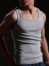 Norbert | Men's Tank Top with Ribbed Texture