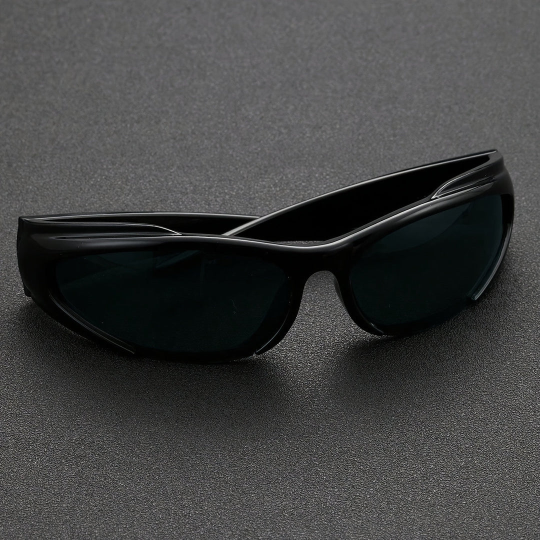 Herren Sonnenbrille | Schmale Wraparound Passform | Sportliches Rahmendesign | Freizeit Outdoor Look
