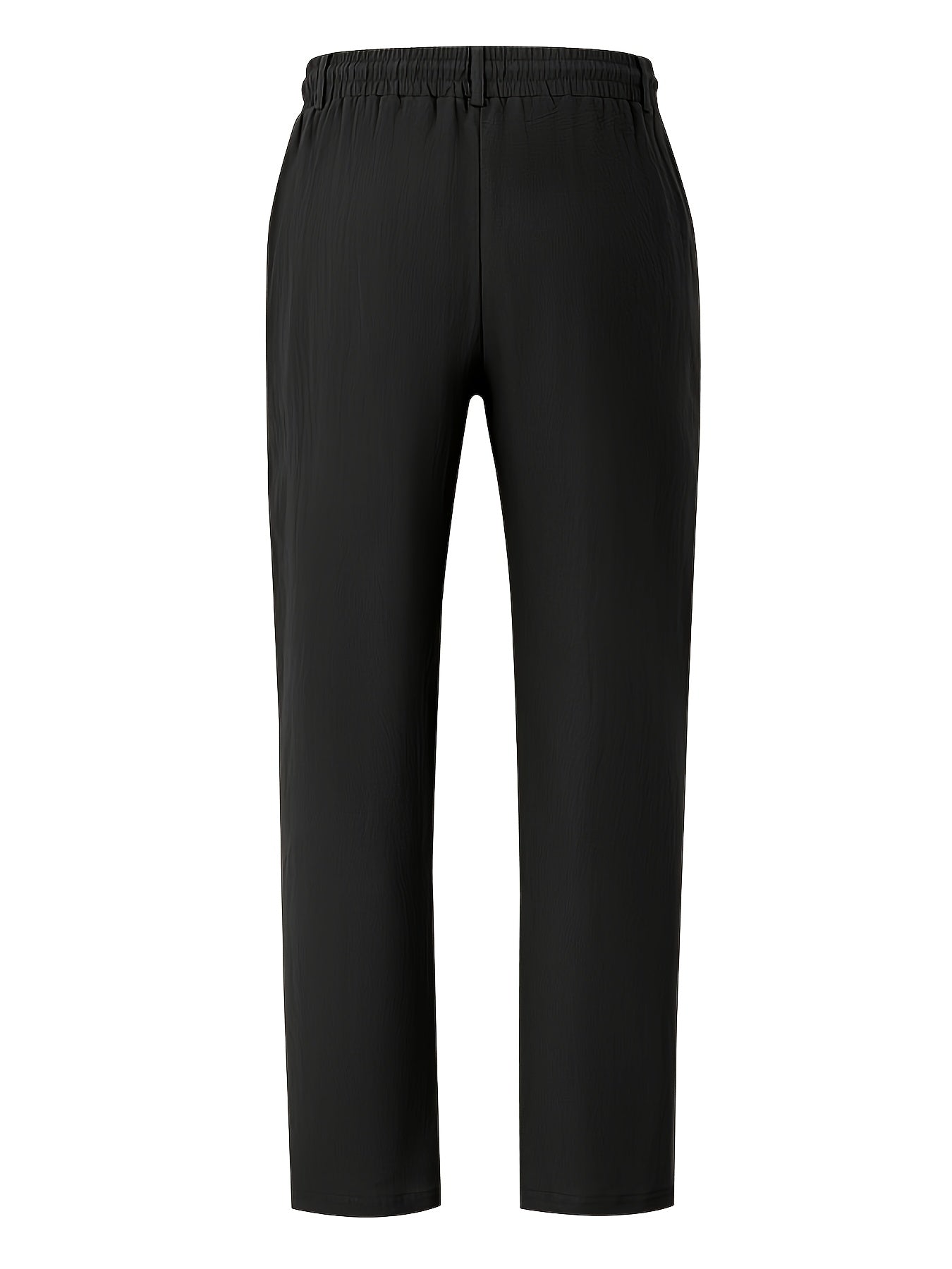 Pantaloni da uomo | Pantaloni Regular Fit con gamba dritta | Vita con coulisse | Stile estivo casual