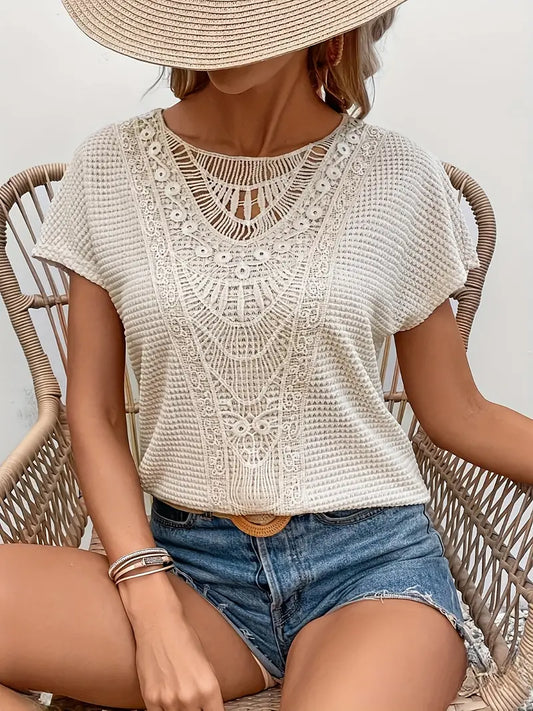 Damen Bluse – Boho-Leichtigkeit für sonnige Tage