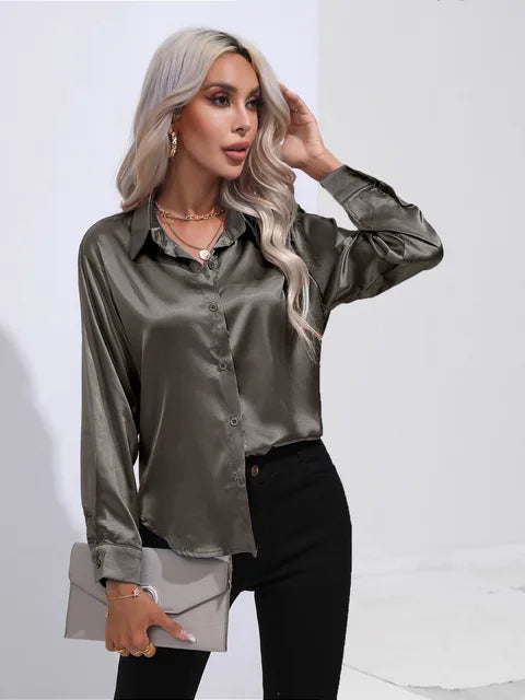 Damen Bluse – Eleganz mit luxuriösem Touch
