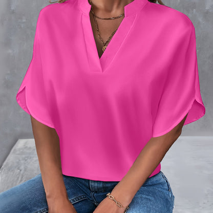 Damen Bluse | Minimalistischer Chic für Alltag & Büro | Talynae