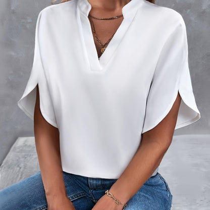 Damen Bluse | Minimalistischer Chic für Alltag & Büro | Talynae