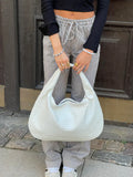 Damen Geflochtene Hobo-Bag aus Kunstleder – Elegante Alltagstasche5