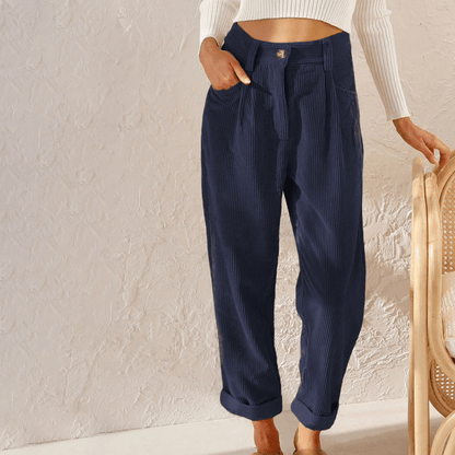 Damen Hose – Lässiger Cordstil mit Komfortfaktor