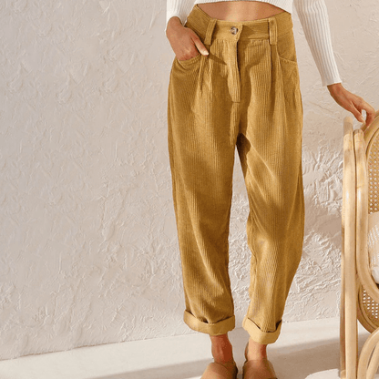Damen Hose – Lässiger Cordstil mit Komfortfaktor