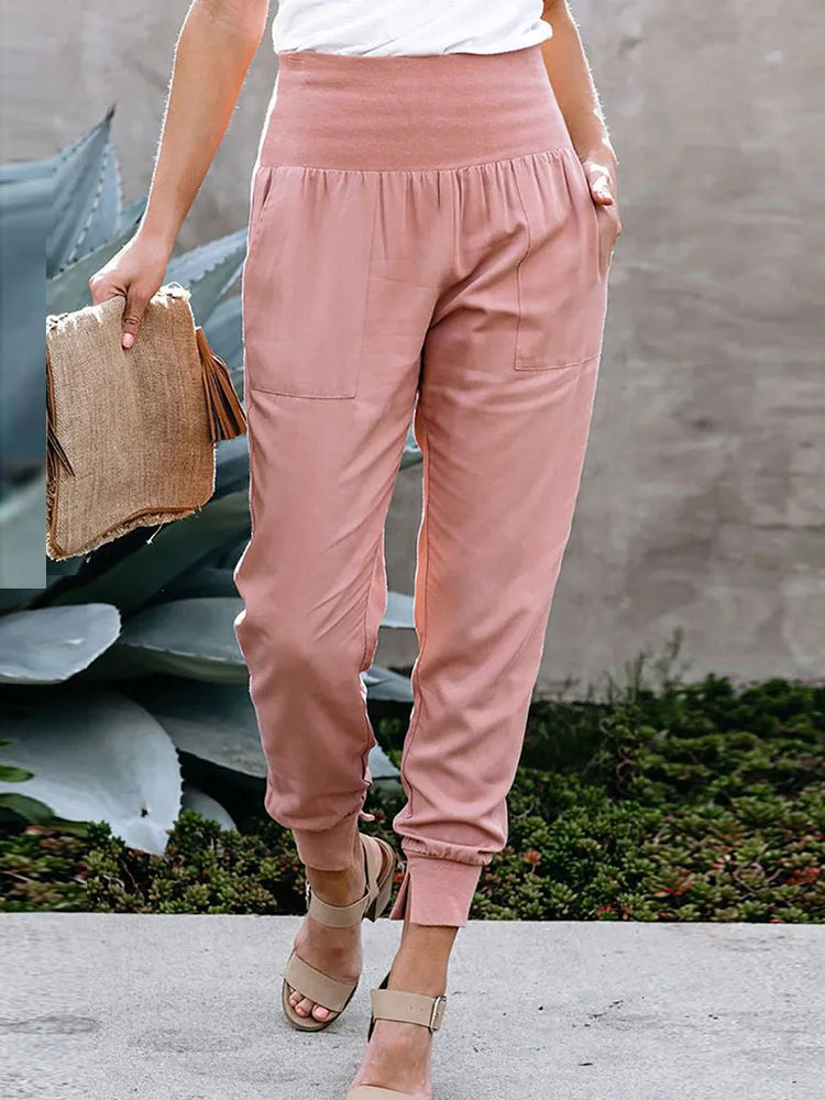 Damen Jogginghose mit hoher Taille
