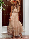Damen Kleid – Boho-Spitze trifft auf fließende Sommerromantik