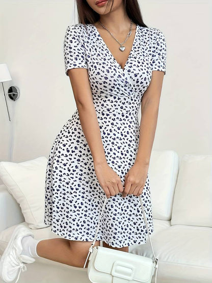 Damen Kleid – Eleganter Allover-Print für stilvolle Auftritte