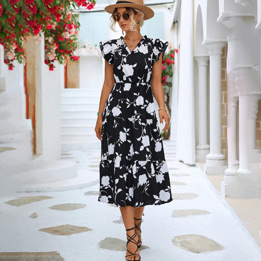Damen Kleid – Elegantes Sommerkleid für vielseitige Anlässe