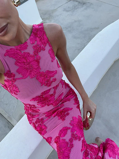 Damen Kleid – Florale Eleganz für den Sommer