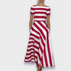 Damen Kleid – Handgefertigter Maxistil mit sommerlichen Streifen