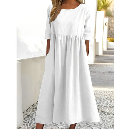 Damen Kleid – Luftiges Midi-Design mit femininer Leichtigkeit