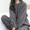 Damen-Kuschelpullover und -Hose Set – Flauschiges und gemütliches Loungewear-Set für Zuhause