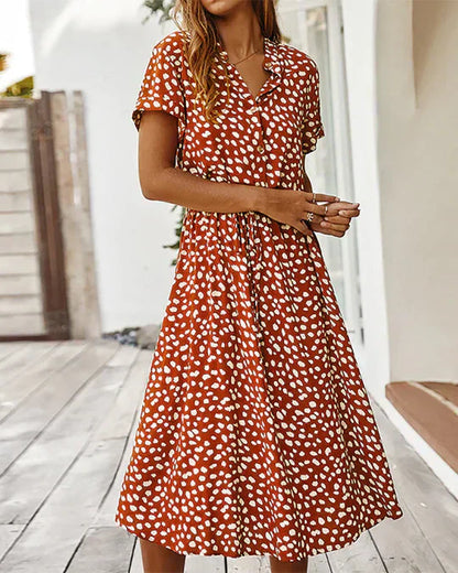 Damen Midikleid Clara – Verspielt & Feminin