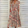 Damen Midikleid mit Blumenmuster – Romantisch & Vielseitig