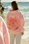 Damen Oversize Hoodie – Lässiger Schnitt mit Strand-inspiriertem Design