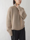 Damen Oversize Rollkragenpullover – Kuscheliger Strick für Herbst und Winter