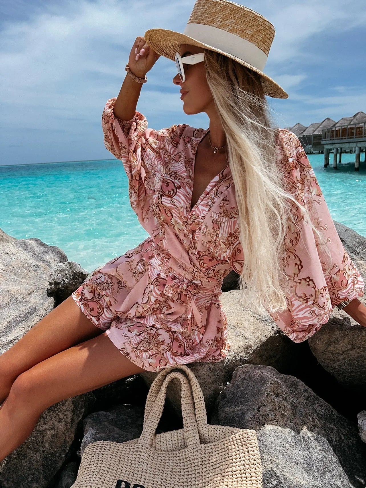 Damen Playsuit – Boho-Flair für sonnige Sommertage