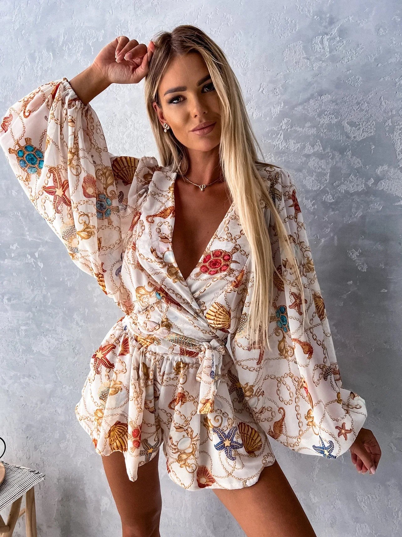 Damen Playsuit – Boho-Flair für sonnige Sommertage