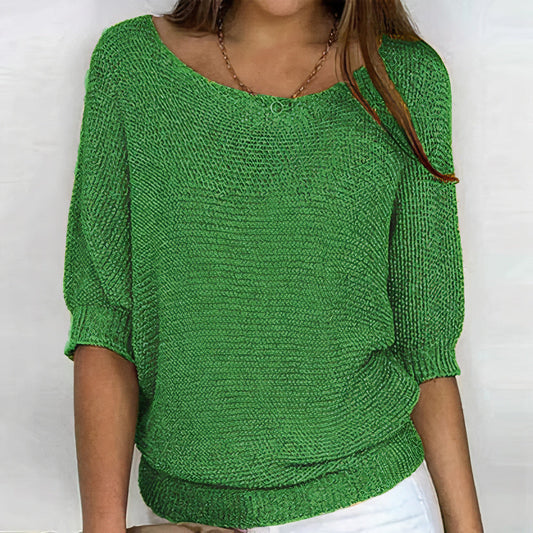 Damen Pullover – Sommerleichtes Design mit entspanntem Look