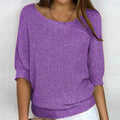 Damen Pullover – Sommerleichtes Design mit entspanntem Look