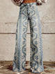 Blaues Muster
