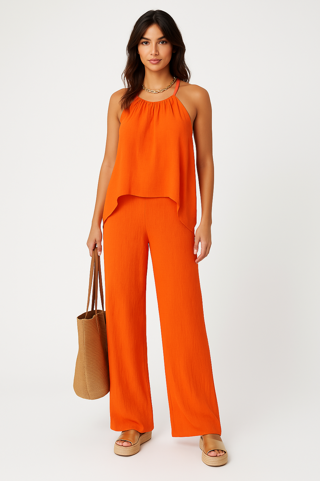 Damen Set Halter Top und Hose