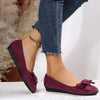 Damen Slip-On Schuhe mit Schleife