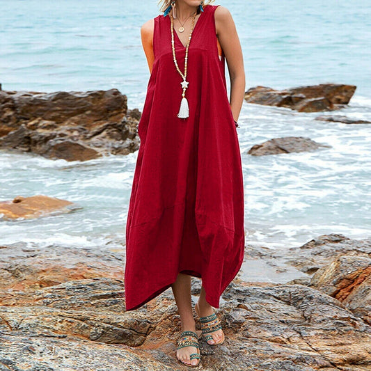 Damen Sommerkleid Noemie – Elegantes, Bequemes Kleid für Hochzeitsgast und Sommerveranstaltungen