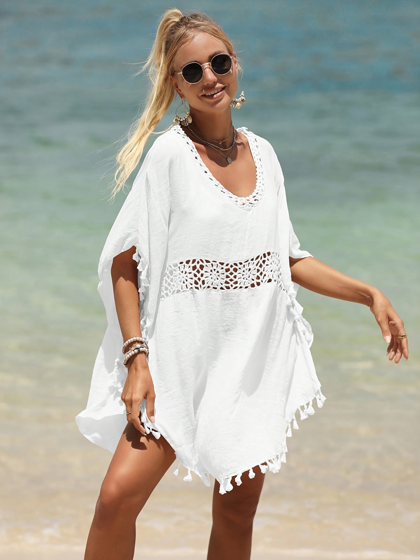 Damen Strandkleid im Bohemian Stil – Leicht, Verspielt und Sommerlich