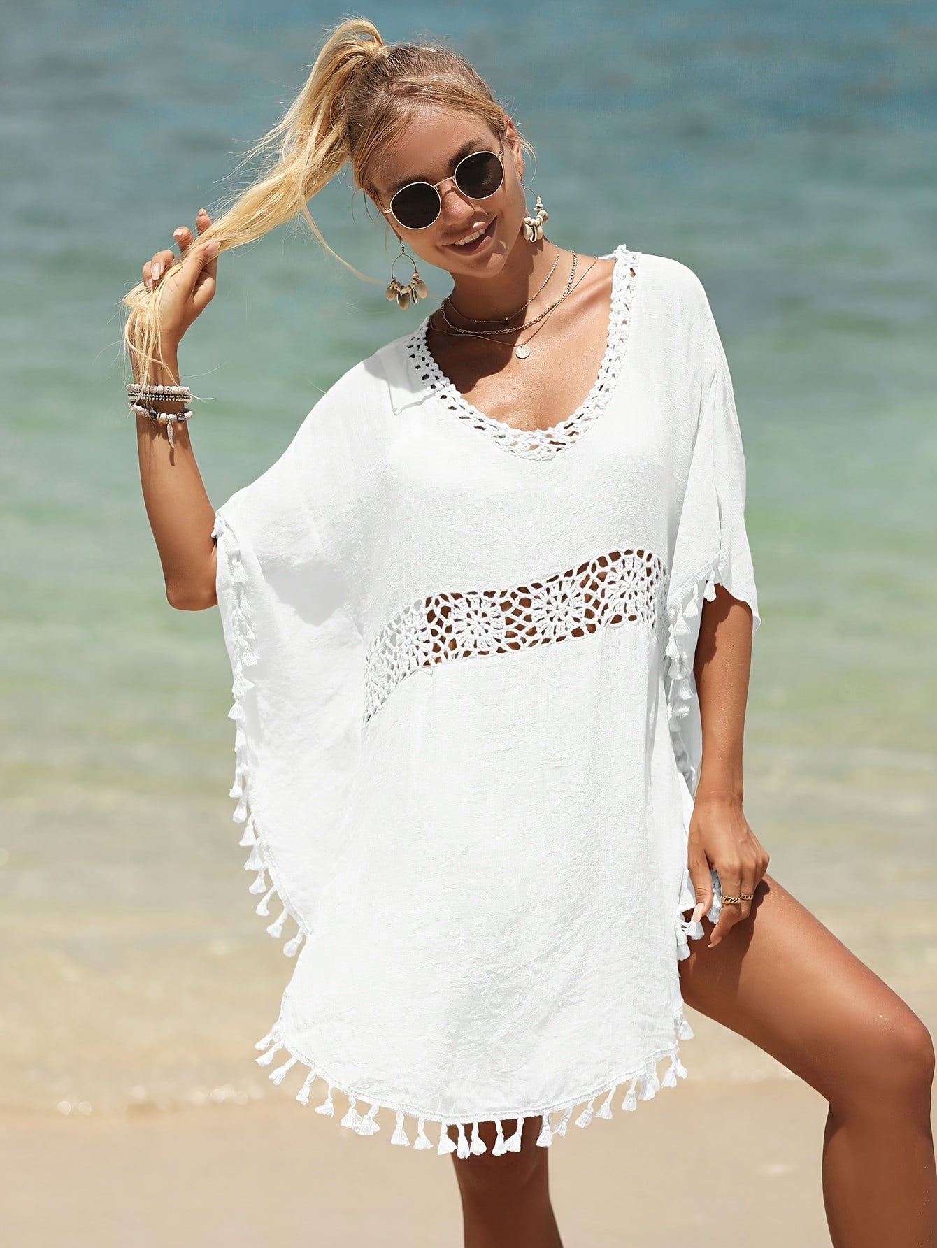 Damen Strandkleid im Bohemian Stil – Leicht, Verspielt und Sommerlich