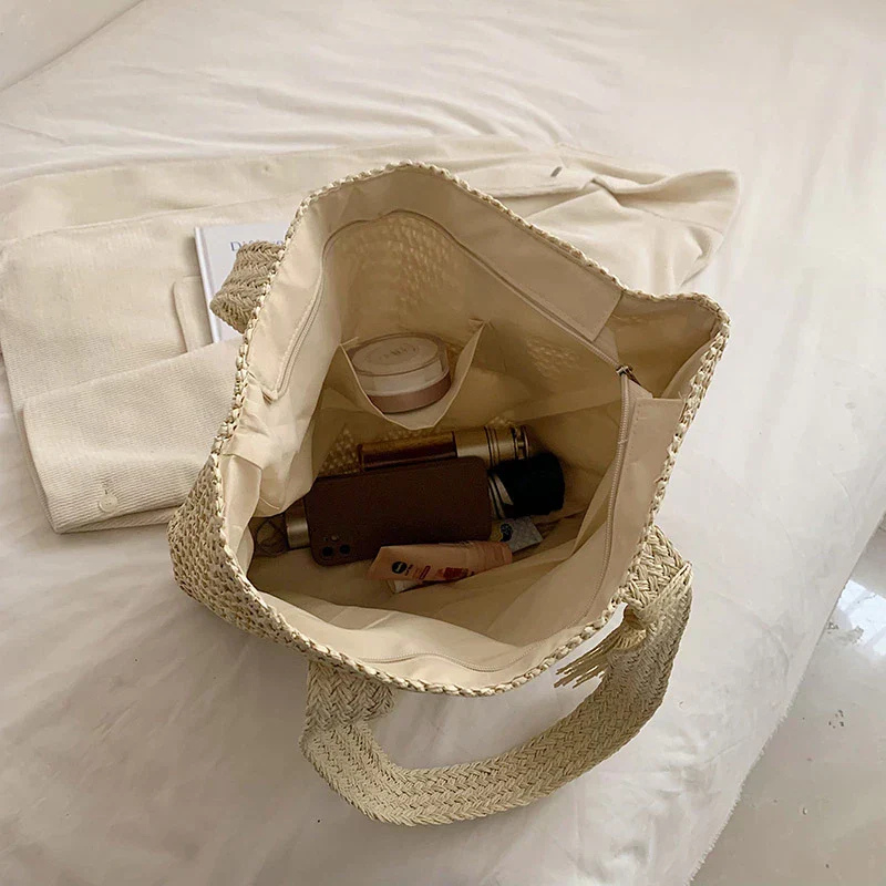 Damen Strandtasche – Geräumiger Begleiter mit sommerlichem Flair