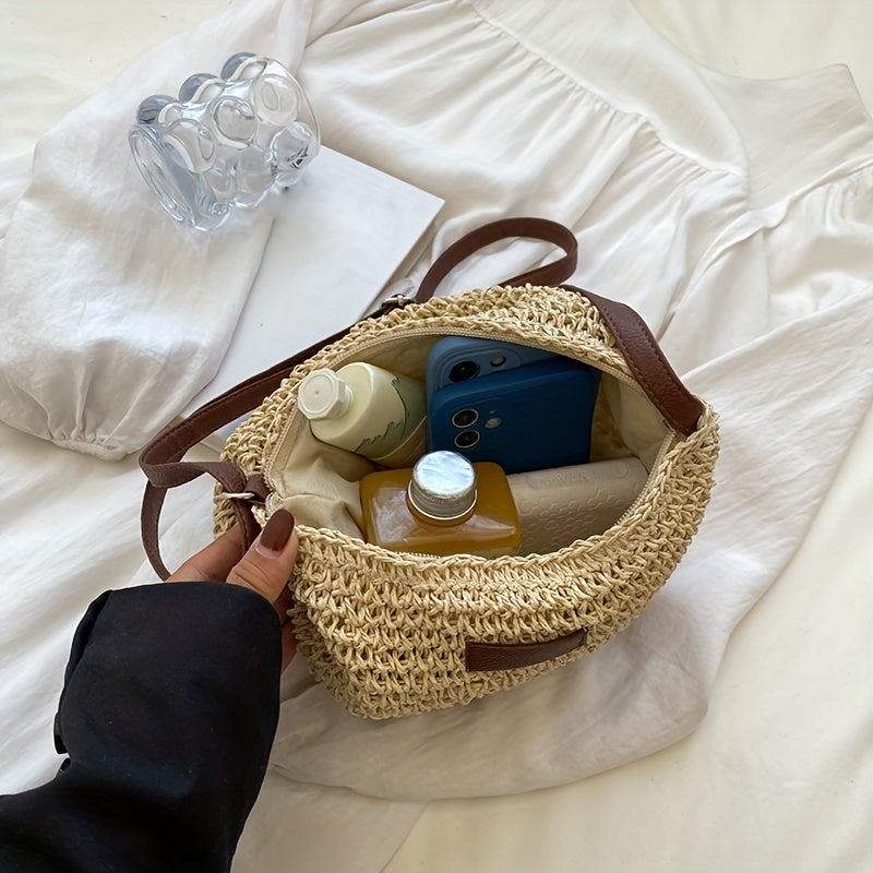 Damen Strandtasche – Sommerliche Leichtigkeit mit handgewebtem Flair