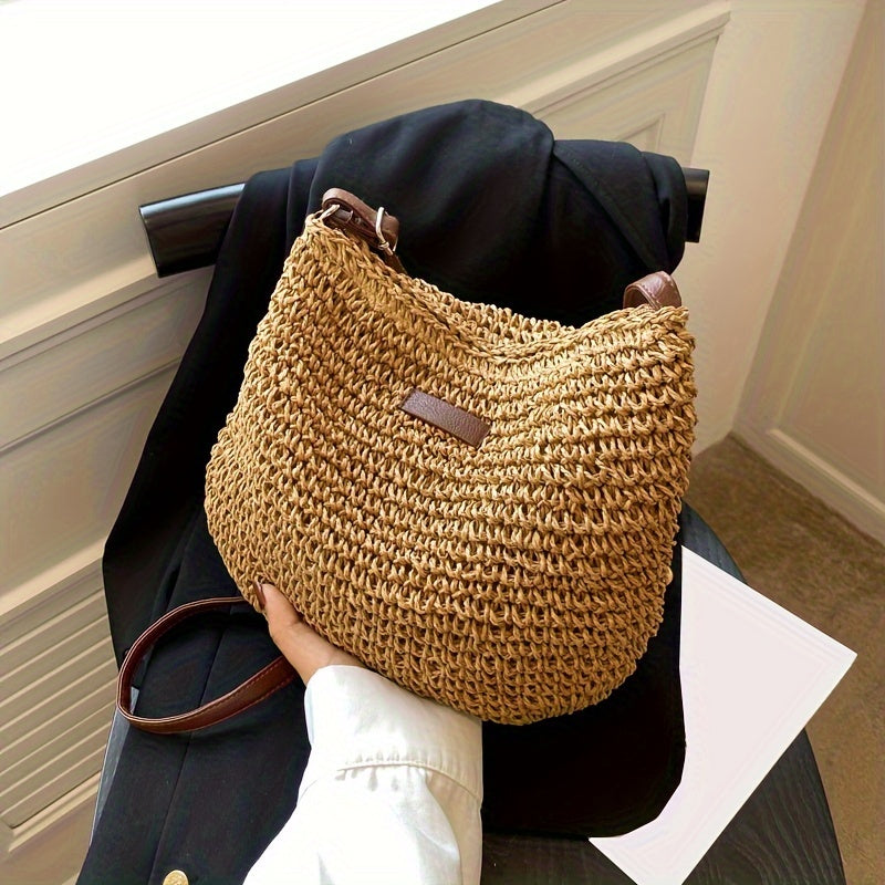 Damen Strandtasche – Sommerliche Leichtigkeit mit handgewebtem Flair