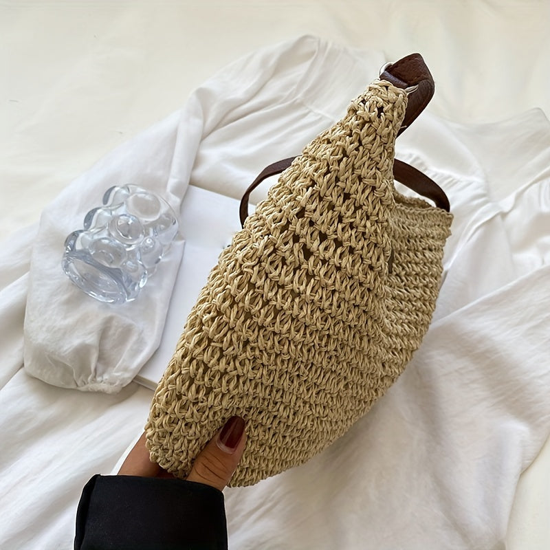 Damen Strandtasche – Sommerliche Leichtigkeit mit handgewebtem Flair