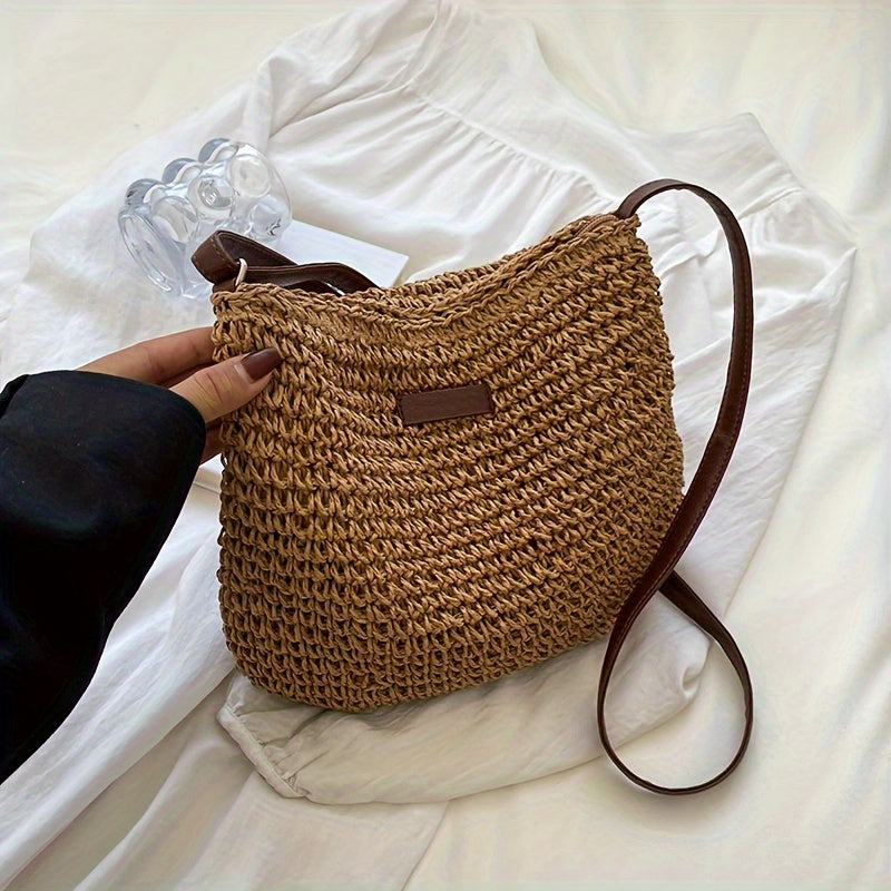Damen Strandtasche – Sommerliche Leichtigkeit mit handgewebtem Flair