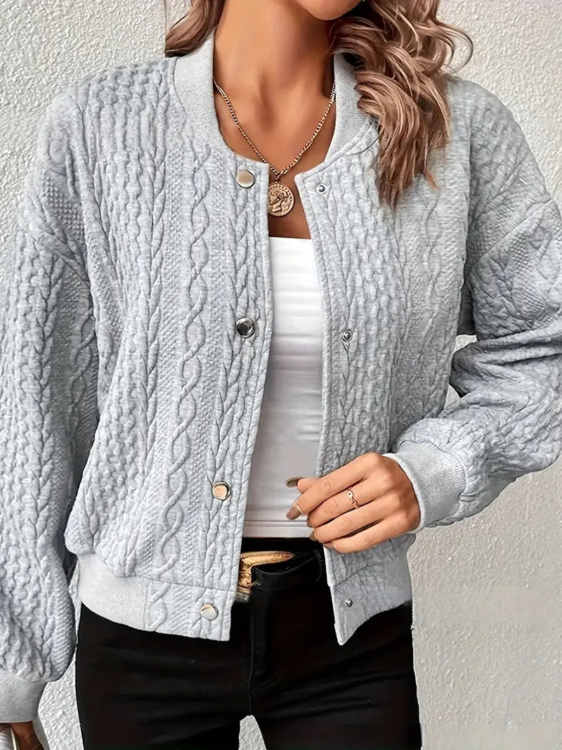 Damen Strickjacke Lange Cardigan für Herbst und Winter – Elegante Wärme und Stil in Hochwertiger Baumwollmischung